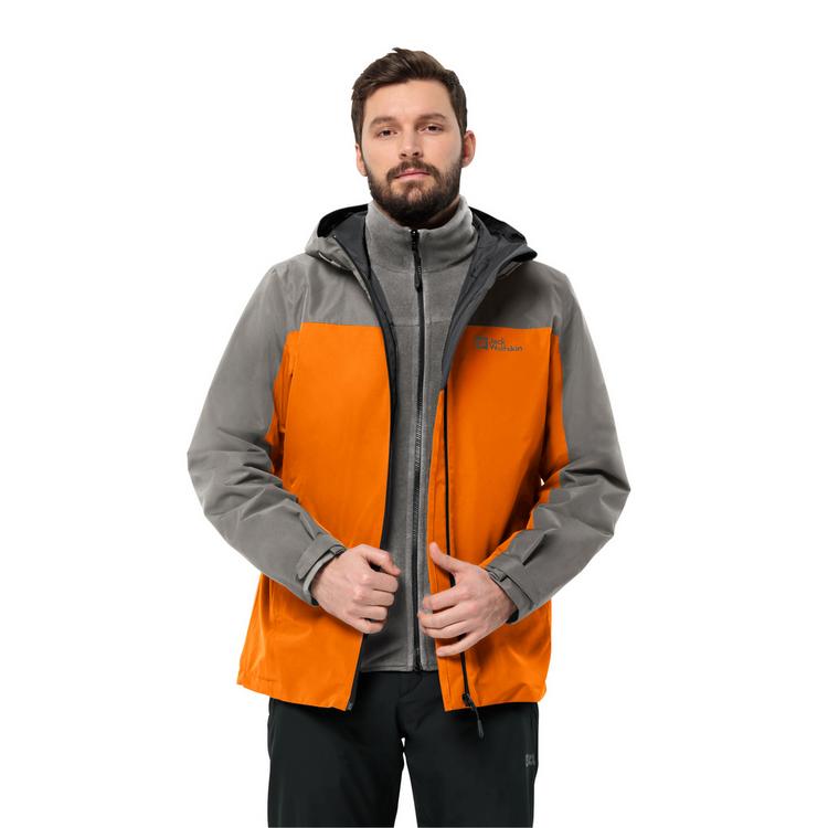 Jack Wolfskin Jack Wolfskin TAUBENBERG 3IN1 JKT M Doppeljacke Herren - hot choc - 1 | SportScheck