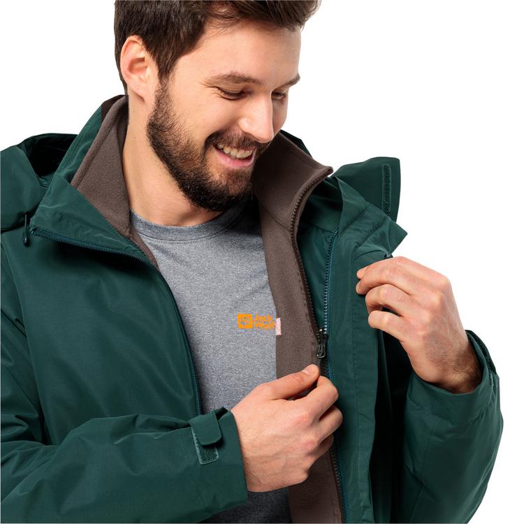 Jack Wolfskin Jack Wolfskin WINTERSTEIN FZ M Fleecejacke Herren - seal - 9 | SportScheck