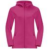 Jack Wolfskin BAISELBERG HOODED FZ W Fleecejacke Damen - graphite