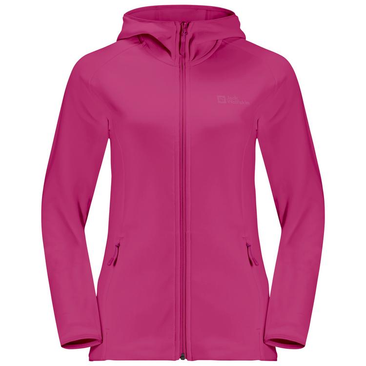 Jack Wolfskin Jack Wolfskin BAISELBERG HOODED FZ W Fleecejacke Damen - graphite - 0 | SportScheck