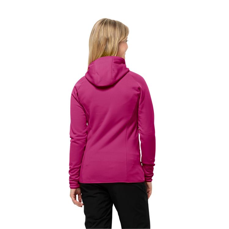 Jack Wolfskin Jack Wolfskin BAISELBERG HOODED FZ W Fleecejacke Damen - graphite - 4 | SportScheck