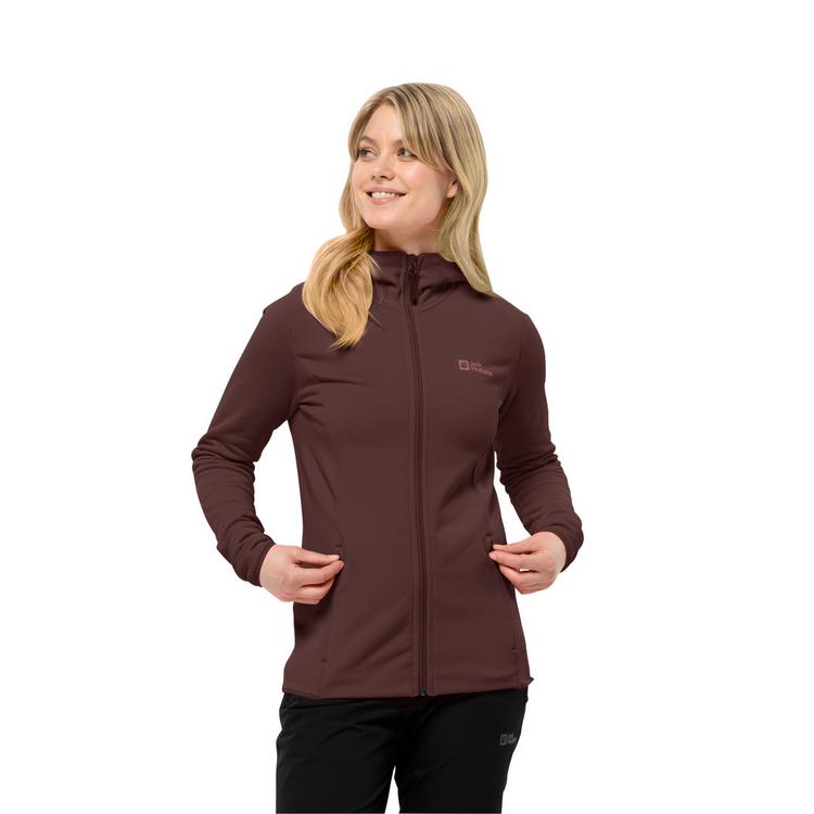 Jack Wolfskin Jack Wolfskin BAISELBERG HOODED FZ W Fleecejacke Damen - graphite - 1 | SportScheck