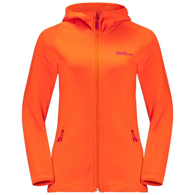 Jack Wolfskin Jack Wolfskin BAISELBERG HOODED FZ W Fleecejacke Damen - graphite - 1 | SportScheck