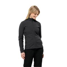 Rückansicht von Jack Wolfskin TAUNUS FZ W Fleecejacke Damen black