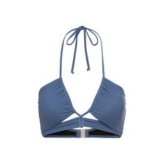 LSCN by Lascana Bandeau-Bikini-Top Bikini Oberteil Damen rauchblau