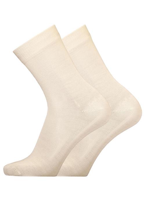 Rückansicht von UphillSport MERINO LIGHT Sportsocken Off white