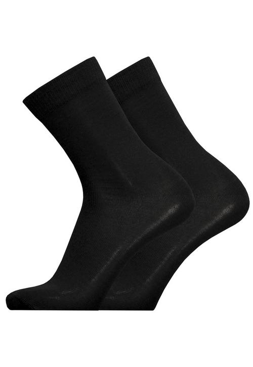 Rückansicht von UphillSport MERINO LIGHT Sportsocken Black