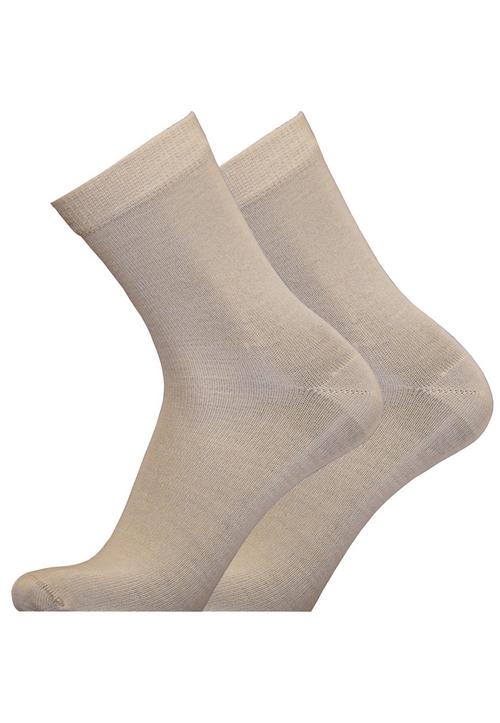 Rückansicht von UphillSport MERINO LIGHT Sportsocken Sand