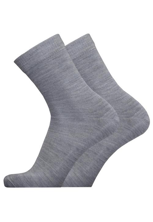 Rückansicht von UphillSport MERINO LIGHT Sportsocken Light Grey