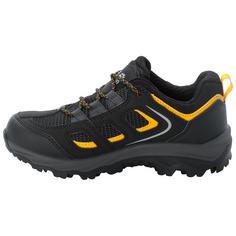 Jack Wolfskin VOJO TEXAPORE LOW K Wanderschuhe Kinder black / burly yellow