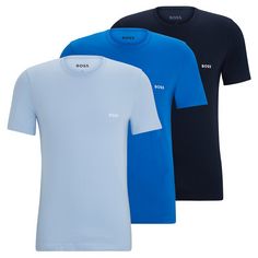 Boss T-Shirt T-Shirt Herren Blau