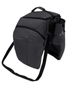 Rückansicht von VAUDE eSilkroad Plus (UniKlip) Fahrradtasche black