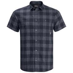 Jack Wolfskin HIGHLANDS SHIRT M Langarmshirt Herren night blue checks