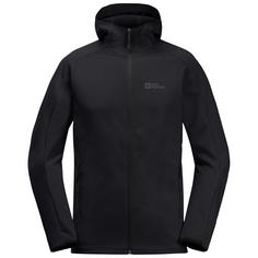 Jack Wolfskin ALPGRAT HOODED FZ M Fleecejacke Herren black