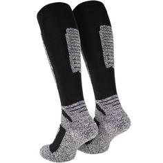 Rückansicht von Black Snake Funktionsocken Snow Skisocken Schwarz