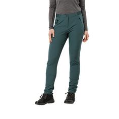 Rückansicht von Jack Wolfskin GEIGELSTEIN SLIM PANTS W Funktionshose Damen sea green