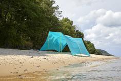 Rückansicht von Grand Canyon TAHUTA SHELTER 4 Tarp Blue Grass