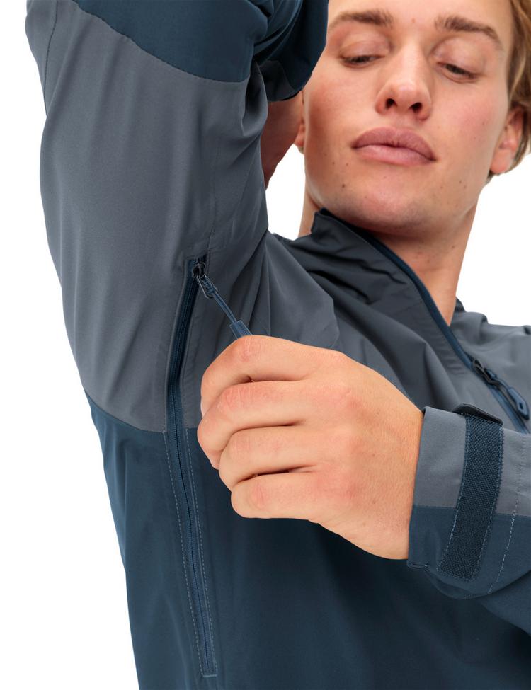 VAUDE VAUDE Men's Moab Rain Jacket Fahrradjacke Herren - heron - 0 | SportScheck