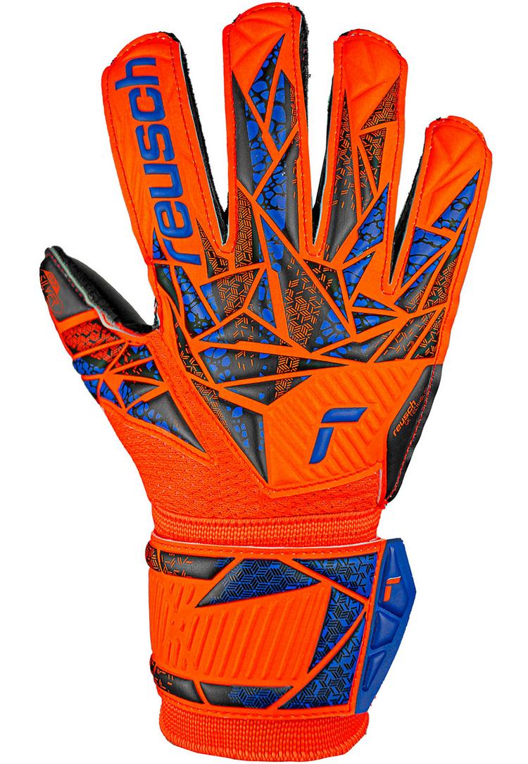 Reusch Reusch Attrakt Silver Junior Torwarthandschuhe - 2211 hyper orng/elec blue/blck - 0 | SportScheck