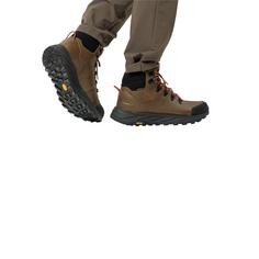 Rückansicht von Jack Wolfskin TERRAQUEST X TEXAPORE MID M Wanderschuhe Herren earth brown