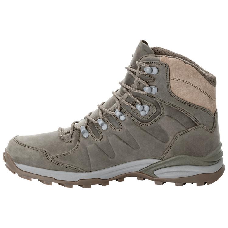 Jack Wolfskin Jack Wolfskin REFUGIO PRIME TEXAPORE MID M Wanderschuhe Herren - cold coffee - 0 | SportScheck