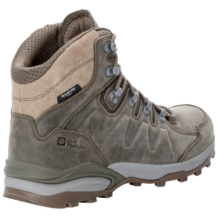 Jack Wolfskin Jack Wolfskin REFUGIO PRIME TEXAPORE MID M Wanderschuhe Herren - cold coffee - 0 | SportScheck