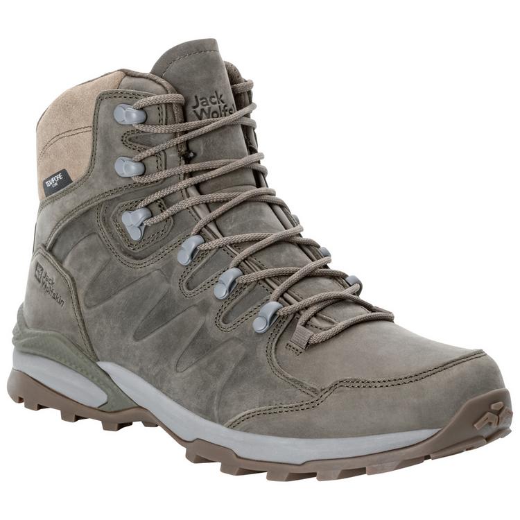 Jack Wolfskin Jack Wolfskin REFUGIO PRIME TEXAPORE MID M Wanderschuhe Herren - cold coffee - 3 | SportScheck