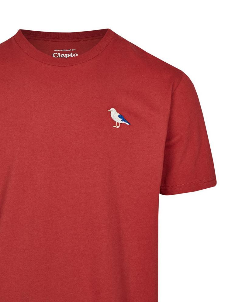 Cleptomanicx Cleptomanicx Embro Gull T-Shirt Herren - Rosewood - 2 | SportScheck