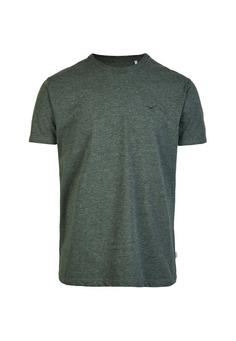 Cleptomanicx Ligull Regular T-Shirt Herren Heather Scarab Green