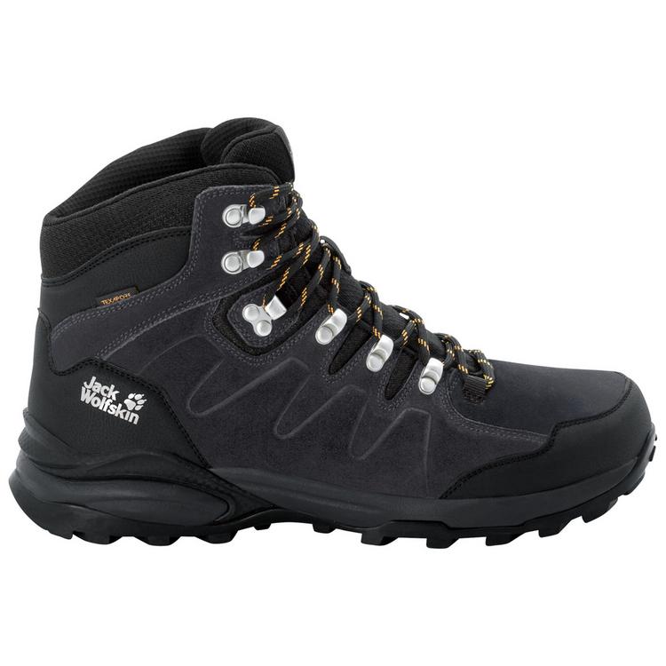 Jack Wolfskin Jack Wolfskin REFUGIO TEXAPORE MID M Wanderschuhe Herren - phantom / burly yellow XT - 1 | SportScheck