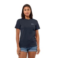 Rückansicht von Jack Wolfskin ESSENTIAL T W Funktionsshirt Damen night blue