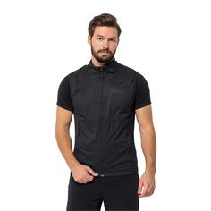 Rückansicht von Jack Wolfskin PRELIGHT ALPHA VEST M Fleeceweste Herren black