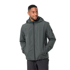 Rückansicht von Jack Wolfskin TEXTOR JKT M Funktionsjacke Herren slate green