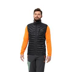 Rückansicht von Jack Wolfskin ROUTEBURN PRO INS VEST M Outdoorweste Herren black