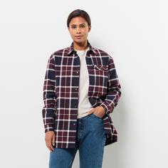 Rückansicht von Jack Wolfskin VAN VIEW SHIRT W Langarmhemd Damen boysenberry 41