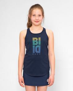 Rückansicht von BIDI BADU Grafic Illumination Chill Junior Tank Tennisshirt Kinder dark blue. mixed