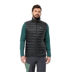 Rückansicht von Jack Wolfskin PILVI DOWN VEST M Daunenweste Herren black