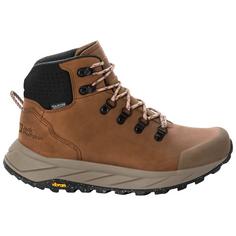 Rückansicht von Jack Wolfskin TERRAQUEST X TEXAPORE MID W Wanderschuhe Damen fawn