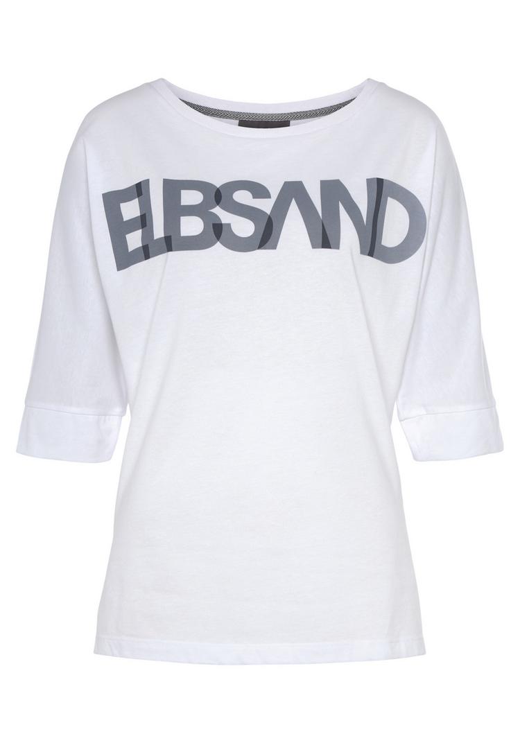 ELBSAND ELBSAND 3/4-Arm-Shirt Longshirt Damen - bright white - 0 | SportScheck