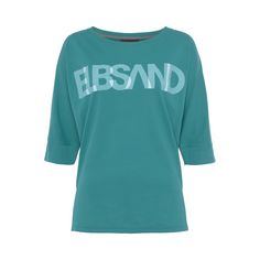 ELBSAND 3/4-Arm-Shirt Longshirt Damen seaweed teal