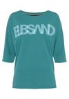 ELBSAND 3/4-Arm-Shirt Longshirt Damen - seaweed teal