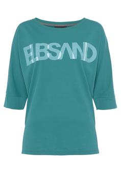 ELBSAND 3/4-Arm-Shirt Longshirt Damen seaweed teal