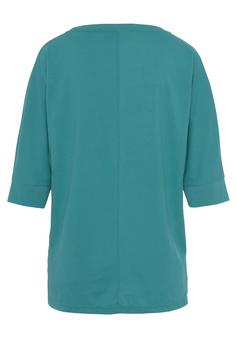 Rückansicht von ELBSAND 3/4-Arm-Shirt Longshirt Damen seaweed teal