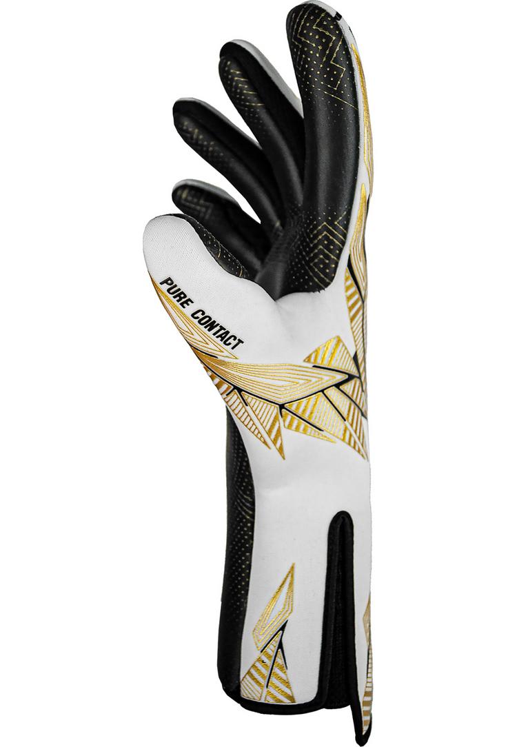 Reusch Reusch Pure Contact GluePrint Strapless Torwarthandschuhe - 1131 white / gold / black - 0 | SportScheck