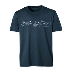 VAUDE Men's Cyclist T-Shirt V T-Shirt Herren dark sea uni
