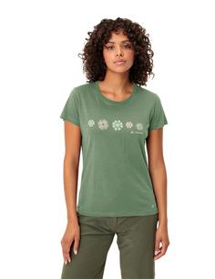 Rückansicht von VAUDE Women's Cyclist T-Shirt V T-Shirt Damen willow green uni
