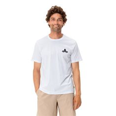 Rückansicht von VAUDE Men's Spirit T-Shirt T-Shirt Herren white/black