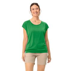 Rückansicht von VAUDE Women's Skomer T-Shirt III T-Shirt Damen apple green