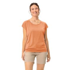 Rückansicht von VAUDE Women's Skomer T-Shirt III T-Shirt Damen sweet orange