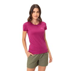 Rückansicht von VAUDE Women's Spirit T-Shirt T-Shirt Damen rich pink